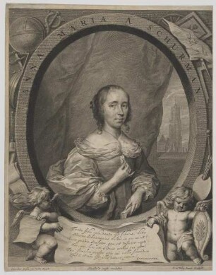 Bildnis der Anna Maria a Schurman