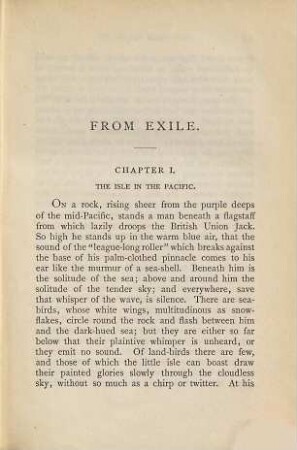 From Exile : in two volumes. 1