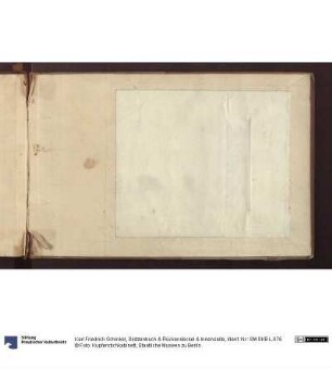 Skizzenbuch & Rückendeckel & Innenseite