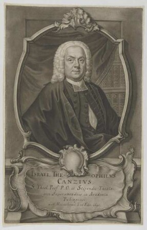 Bildnis des Israel Theophilvs Canzivs