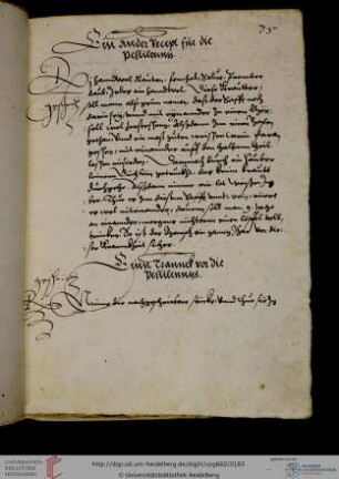 Medizinische Rezeptsammlung