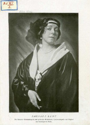 Kemp, Barbara (1881-1959)