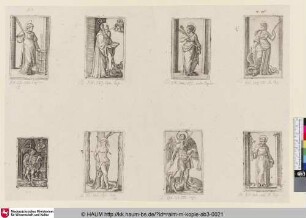 oben rechts: [Ste. Marguerite; St. Margaret; Die Heilige Margareta von Antiochia]