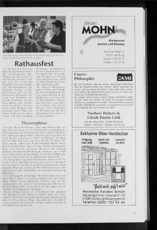 Theaterpläne