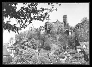 Burg Wertheim aus Richtung Tauberufer