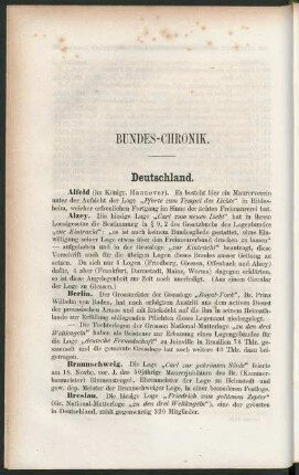 Bundes-Chronik.