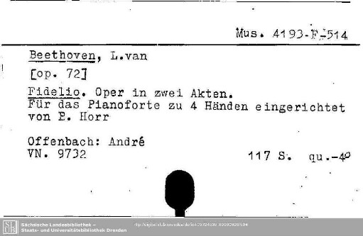 Beethoven, Ludwig van, Fidelio