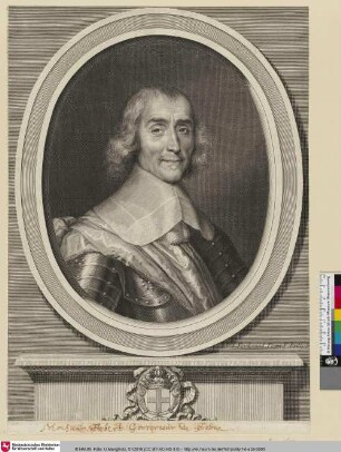 [Abraham Fabert, Marechal de France in ovaler Einfassung]