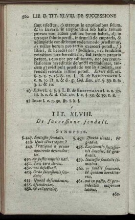 Tit. XLVIII. - Tit. XLVIII.
