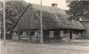 Altes Holzhaus in Sagar : Stare drjewjane domske w Zagorju
