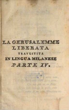 La Gerusalemme Liberata Del Sig. Torquato Tasso, 4