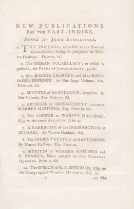 New publication for the East-Indies