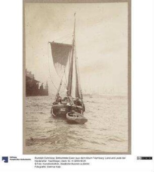 Befrachteter Ewer (aus dem Album "Hamburg: Land und Leute der Niederelbe", Nachträge)