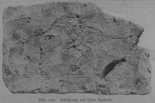 Babylon, Zeichnung auf einer Tablette