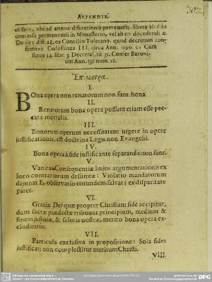 I. Bona opera non renatorum non sunt bona ...
