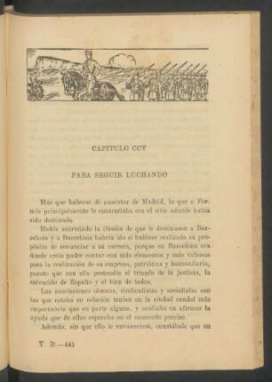 Capítulo CCV - Para seguir luchando
