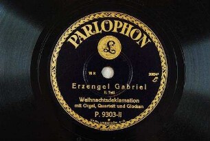 Erzengel Gabriel : II. Teil; Weihnachtsdeklamation