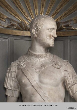 Skulpturen der Tribuna dell'Udienza : Giovanni dalle Bande Nere