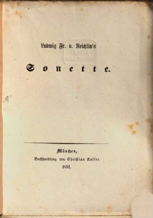 Sonette