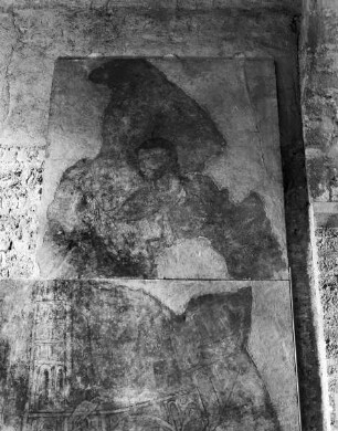 Männliche Heiligenfigur