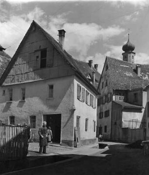 Isny im Allgäu. Am Stadtbach