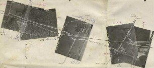 Reihenbild: Straße und Bahnlinie von Freimann bis über die Isar (1000 m)