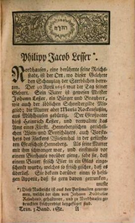 Johann Anton Trinius, Predigers zu Brauenrode und Walbeck, Beytrag zu einer Geschichte berühmter und verdienter Gottesgelehrten auf dem Lande : Aus glaubwürdigen Urkunden und Schriften, 3