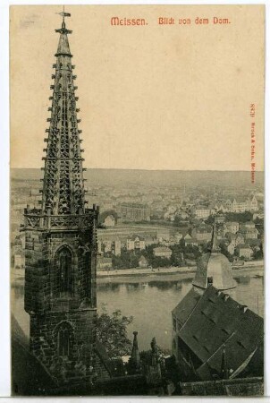 Meißen. Blick vom Dom