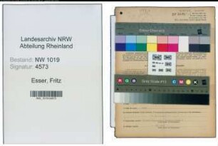Entnazifizierung Fritz Esser , geb. 02.03.1899 (Arbeiter)
