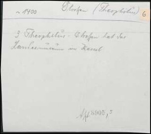 3 Theophilusglocken hat das Landesmuseum in Kassel