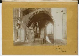St. Marien, Stendal: Innenansicht (aus: Skizzen- und Fotoalbum 11)