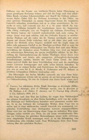 359-361 [Rezension] Fourure, G., Les châtiments divins