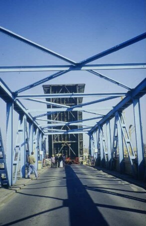 Peenebrücke Wolgast, (Klappbrücke)