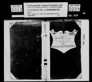 Amt Stocksberg: Lagerbuch über Ochsenberg, Zaberfeld und Leonbronn