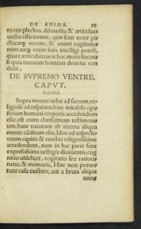 De Supremo Ventre.