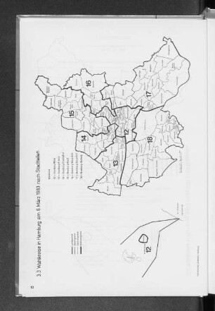 3.3 Wahlkreise in Hamburg am 6. März 1983 nach Stadtteilen