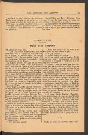 Capítulo XVIII : Ocho días después