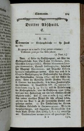 Dritter Abschnitt. C. - Vierter Abschnitt. D.