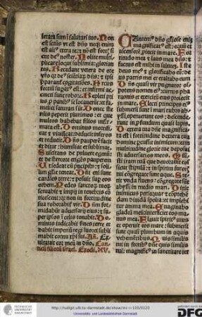 Canticum filiorum Israel, Exodi XV.