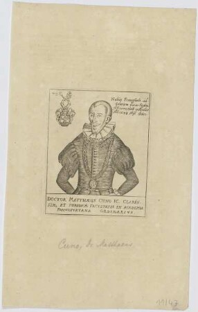 Bildnis des Matthaeus Cuno
