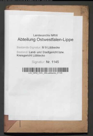 Erblasser: Schluer, Carl Wilhelm: