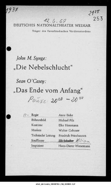 "Die Nebelschlucht"