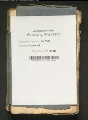 Duplikate kurkölnischer Edikte und Verordnungen