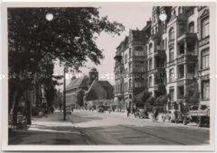 Hannover, Podbielskistraße und Bahlsens Keksfabrik