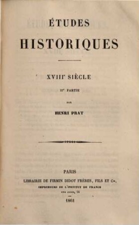Etudes historiques, 7,2