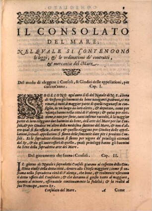 Il Consolato del mare