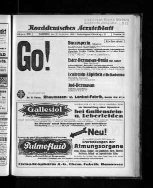 Jahrgang 1926, Hamburg, den 26. September 1926, Nummer 39