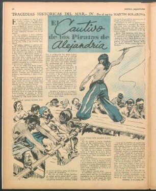 El cautivo de los piratas de Alejandría : Tragedias históricas del mar IV