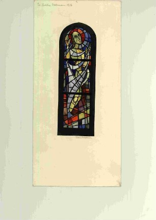 Entwurf für ein Glasfenster in der Evangelischen Kirche in Dodenau