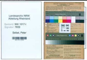 Entnazifizierung Peter Seibel , geb. 09.12.1890 (Beamter)